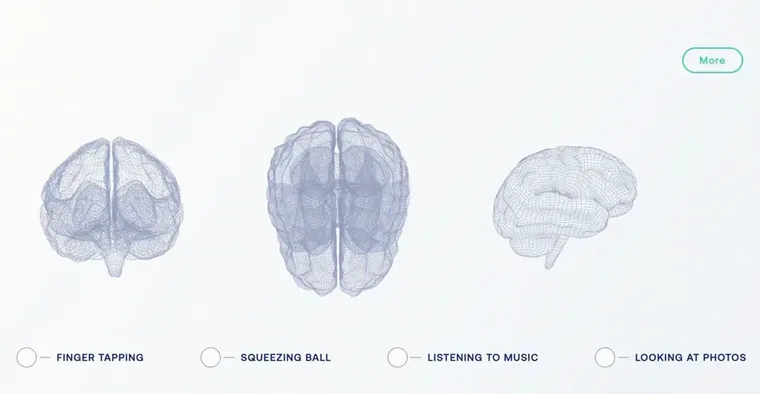 Libra - 3D brain visualization interface for an AI-powered platform